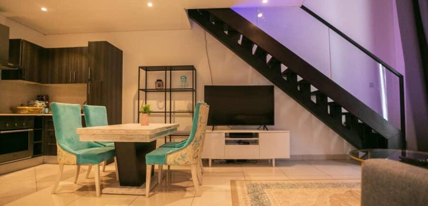 Fully furnished 2-bedroom duplex apartment at Cantonments.