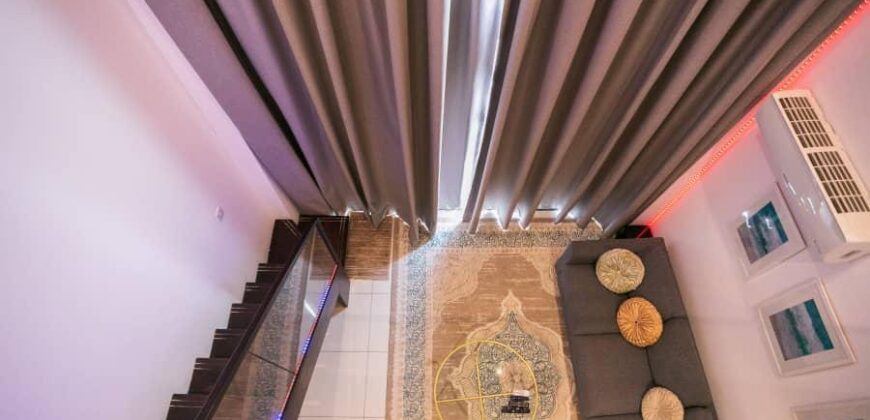 Fully furnished 2-bedroom duplex apartment at Cantonments.